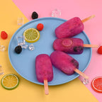 WMKGG Popsicle Silicone Molds Set, 2 PCS Ice Cream Molds with 50 Wooden Sticks for Cake Pop, Ice Pop, Cakesicles (Standard Size/Pink)