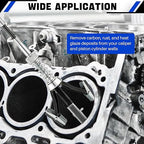DASBET Engine Brake Cylinder Hone | Engine Cylinder Hone Tool for Grinding Holes Adjustable Deglazer 1" to 2-1/2" Diameter with Extra 3-Piece 1-1/8'' Long Stones 220 Grit (1-1/8")