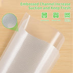 MakMeFre 8 Pack 8"x20'(4Rolls) and 11"x20' (4Rolls) Vacuum Sealer Bags Rolls with BPA Free,Heavy Duty Vacuum Sealer Storage Bags Rolls,Cut to Size Roll,Great for Sous Vide Cooking