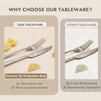 KINGSTONE Mirror Polish Silverware Set for 4, 20-Piece 18/10 Stainless Steel Flatware Set, Dishwasher Safe Cutlery Set for Wedding, Home, Restaurant, Knives Spoons and Forks Set