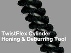 TwistFlex 15/16" 320SC Cylinder Hone, 0.9375” (23.8mm) Flexible Cylinder Honing & Deburring Tool for Hole Diameters 0.875"- 0.938“, 320 Grit Silicon Carbide, Pack of 1