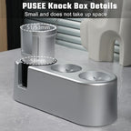PUSEE Espresso Tamping Station, Espresso Organizer Station Fit for 51/54/58mm Espresso Accessories, Plastic Espresso Station Coffee Tamper Station, Multifunctional Coffee Tools Organzier (3 in 1)
