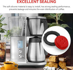 Shower Head Ring and Seal Compatible with Breville Coffee Maker BDC450, BDC400, BDC455, for Espresso Machines & Drip Coffee Makers, Shower Ring Replacement Parts Accessories Kit