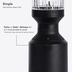 Beast Mega 1200 | Premium Countertop Blender | Smoothies, Shakes, Sauces, Dips, Soups | Blends Ice and Frozen Fruit | Includes Extra Lids and Straw System | 1200W | (Carbon Black, 120V)