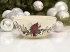 Lenox 847256 Winter Greetings 7" Bowl,Red / Green, Christmas Dinnerware