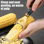 Cobb Gobbler corn peeler, 2025 New Cobb Gobbler Corn Peeler，Cobb Gobbler grain thresher, labor-saving and fast Cobb Gobbler labor-saving corn peeler, corn cob peeling tool (Silver(2Pcs))