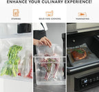 [2024 Q4] 6" x 10" Vacuum Sealer Bags, 200 Count-Ideal for Food Storage, Sous Vide, and Meal Prep, Keep Food Fresh and Nutrients, Wevac Lite