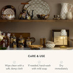 MACKENZIE-CHILDS Enamel Canister, Kitchen Storage Container with Lid, Medium, Wild Rose Brown
