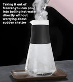 AGOGO Cold Brew Iced Coffee Makers with Metal Filters Silicone Non-slip Grip Carafe 1600ml