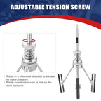 Engine Cylinder Hone Adjustable Deglazer Set for Grinding Holes from 2" to 7" in Diameter, Adjustable Brake Piston Honing Tools with Extra 3-Piece 3" Long Stones 220 Grit (3")