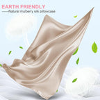 Mulberry Silk Pillow Cases 2 Pack King Size 20x36 Inches with Hidden Zipper, Ultra Smooth and Soft Breathable Cooling Silk Satin Pillowcase Set of 2, Better for Hair and Skin, Gifts for Women Men