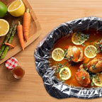 ECOOPTS Slow Cooker Liners Disposable Cooking Bags Small Size Pot Liners Fit 1QT to 3QT Suitable for Oval & Round Pot- 40 Bags