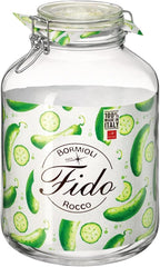 Bormioli Rocco Fido Clear Jar, 169 Oz.