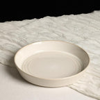 Stone Lain Claire 8-Piece Pasta Bowl Set Stoneware, Bowls, Dishwasher and Microwave Safe, Dish Set for 8, White
