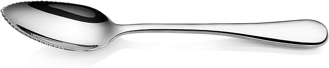 Artaste Rain 18/10 Stainless Steel (Silver (Set of 6), Grapefruit Spoon (6.35-Inch))