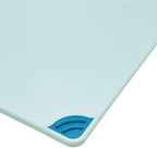 San Jamar Saf-T-Grip Plastic Cutting Board with Safety Hook, 9" x 12" x 0.375", Blue