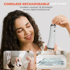Vacuum Seal Bags for Clothing with Rechargeable Cordless Pump, 12 Pack Compression Packing Bags, Space Saver Storage for Seasonal Clothes Bedding Blanket Pillows Comforters Luggage Travel