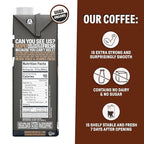 Wandering Bear Decaf Cold Brew Coffee - Bold, Smooth, No Sugar Added, Shelf-Stable, Ready to Drink, Gluten Free & Vegan Decaf Iced Cold Brewed Coffee Drink - 32 fl oz, 3 pack