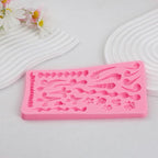 Large Flower Whipped Cream Shape Chocolate Silicone Mold, Lambeth Cake Decoration Fondant Mold, for Wedding, Bridal Shower Cookies, Muffins, Mousse, Butter, Flower Paste, Marzipan, Clay, Resin