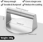 Stainless Steel Spatula Set, Amafox 5-Piece Grill Spatula Set with Full Tang Handle- Flat BBQ Grill Griddle Accessories- Spatula Pancake Flipper Hamburger Turner