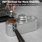 PUSEE Espresso Tamping Station, Espresso Organizer Station Fit for 51/54/58mm Espresso Accessories, Plastic Espresso Station Coffee Tamper Station, Multifunctional Coffee Tools Organzier (3 in 1)