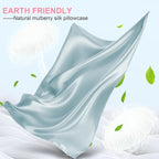 Mulberry Silk Pillow Cases 2 Pack King Size 20x36 Inches with Hidden Zipper, Ultra Smooth and Soft Breathable Cooling Silk Satin Pillowcase Set of 2, Better for Hair and Skin, Gifts for Women Men