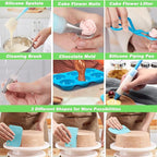 Suuker Cake Decorating Tools Supplies Kit, 236 Pieces Baking Accessories with Storage Case, Frosting Piping Kit, Piping Bags and Tips Set with 36 Numbered Piping Tips, Pastry Bags for Cake