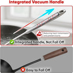 Newness 9 Pcs Cooking Utensils Set, 304 Stainless Steel Kitchen Utensils Set, Metal Kitchen Accessories, Include Soup Ladle, Slotted Skimmer Spoon, Spaghetti Spoon and Spatula, Dishwasher Safe