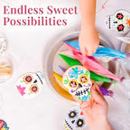 Prestee 100 Anti Burst Disposable 12 Inch Piping Bags - Strong Tipless Icing Bags for Pastry, Cake Decorating and Cookies - Food Safe Clear Frosting Bags for Baking - Cookie Decorating Tool