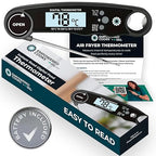 Cathy Yoder's Meat Thermometer Digital, Instant Read Food Thermometer for Cooking in Air Fryer Oven, BBQ, Grill & Baking. Measure Internal Temperatures Probe Easy Display Kitchen Grilling Accessories