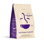 Coffee Bean Direct Dark Ethiopian Yirgacheffe, Whole Bean Coffee, Dark Roast, 1 Pound Bag (Pack of 1)