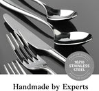 Artaste Rain II Forged 18/10 Stainless Steel (Gold (Service for 4), Flatware 20-Piece Set)