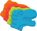 Bentgo Buddies Reusable Slim Ice Packs for Lunch Boxes, Lunch Bags, and Coolers - Multicolored 4-Pack (Dinosaur)