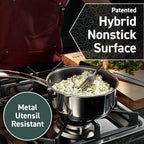 HexClad Hybrid Nonstick 22-Piece Cookware Set, 6Pc Pan Set, 6-Piece Pot Set with 2 Trivets, 10" Wok, 6-Piece Essential Knife Set, and Magnetic Knife Block