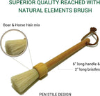 Valentino Garemi Pastry Brush – Traditional & Classic Design – Genuine Wood & Boar Hair for Kitchen Cooking Backing Loaf Cake Doughnut Pie Strudel Tarts – Made in Germany