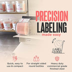 The Label Ledge – Original Patented Candle Label Applicator Tool (Made in USA) | Precise Label Placement Tool for Jars, Bottles & Candle Vessels