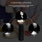 Grater Rain Cheese Grater Lower Housing, Heavy Duty Electrical Cheese Grater for Kitchen with 3 Interchangeable Blades, Dishwasher & Refrigerator Friendly Easy to Use Cheese Shredder