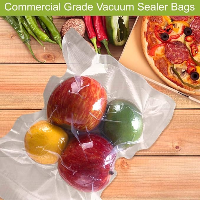 VacYaYa 2 Pack 8x50 (Total 100 feet) Vacuum Sealer Bags Rolls with BPA Free and Heavy Duty,Commercial Grade Vaccume Seal Bags Rolls Work with Any Types Vacuum Sealer