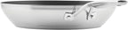 KitchenAid 71010 3-Ply Base Brushed Stainless Steel Nonstick Frying Pan/Fry Pan/Skillet, 12 Inch
