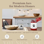 Young's Inc. Ceramic Honey Bee Cookie Jar with Lid and Handle – Honeycomb Design, 5.75" x 5.83" x 7.87", Decorative and Functional Kitchen Storage - Tea Canister