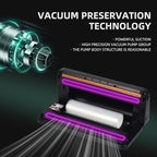 Vacuum Sealer For Food20 Pre-Cut Bags 118-inch Roll Bag, LED Digital Display with Inner Compartment, 4-in-1 Multi-Function Food Sealer with External Compact, Dark Gray.YLUZS