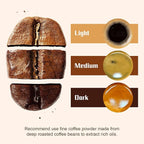 Decdeal Cordless Coffee Machine for Car Home Travel 3 in 1 Electric Coffee Maker Work With Capsule and Ground Coffee 15Bar Mini Cold Brew and Heating Coffee Maker with 150ml Cup