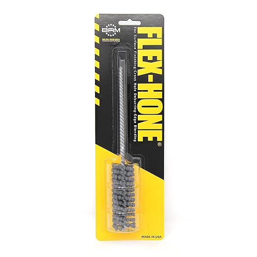 Brush Research BC10018 FLEX-HONE®, 1" (25.4mm) Diameter, 180 Grit, Silicon Carbide, For Mild Steel, Stainless Steel, Cast Iron and Softer Ferrous Materials