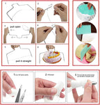 298 Pcs Cake Decorating Kit with Cake Turntable,Cake Leveler,24 Numbered Icing Tips,2 Spatulas,3 Comb Scrapers,8 Carved Pens,100 Pastry Bags,100 Paper Cupcake Liners, (Green)