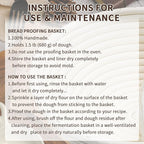Bread Proofing Basket Set, Round 9 Inch and Oval 10 Inch Banneton Bread Bowl, Sourdough Bread Making Supplies Tools with Bread Lame, Danish Whisk, Bowl Scraper, Sourdough Scraper, Liners
