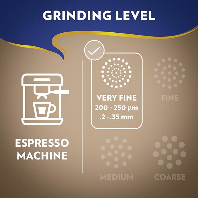 Lavazza Super Crema Whole Bean Coffee, Medium Espresso Roast, Arabica and Robusta Blend, 2.2 lb Bag (Pack of 8)