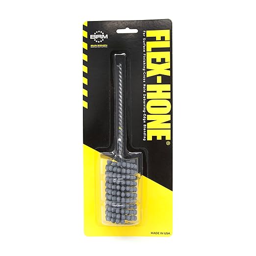 Brush Research BC138400 FLEX-HONE®, 1-3/8" (35mm) Diameter, 400 Grit, Silicon Carbide, for Mild Steel, Stainless Steel, Cast Iron and Softer Ferrous Materials