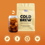 Birch Glen Roasters Cold Brew Coffee | Flavored Coarse Ground Coffee | Medium Roast | Artisanal Roasting | 100% Arabica |1 LB Bag | French Toast