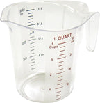 Winco FBA_ Measuring Cup, Polycarbonate, 1-Quart, Clear