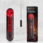 Grill Tech Wireless Meat Thermometer Digital – Bluetooth Smart Food Thermometer, Perfectly Cook Your Steak, Chicken, Brisket And More, 950ft Range, USB-C Rechargeable Case & GrillTech App for Grilling